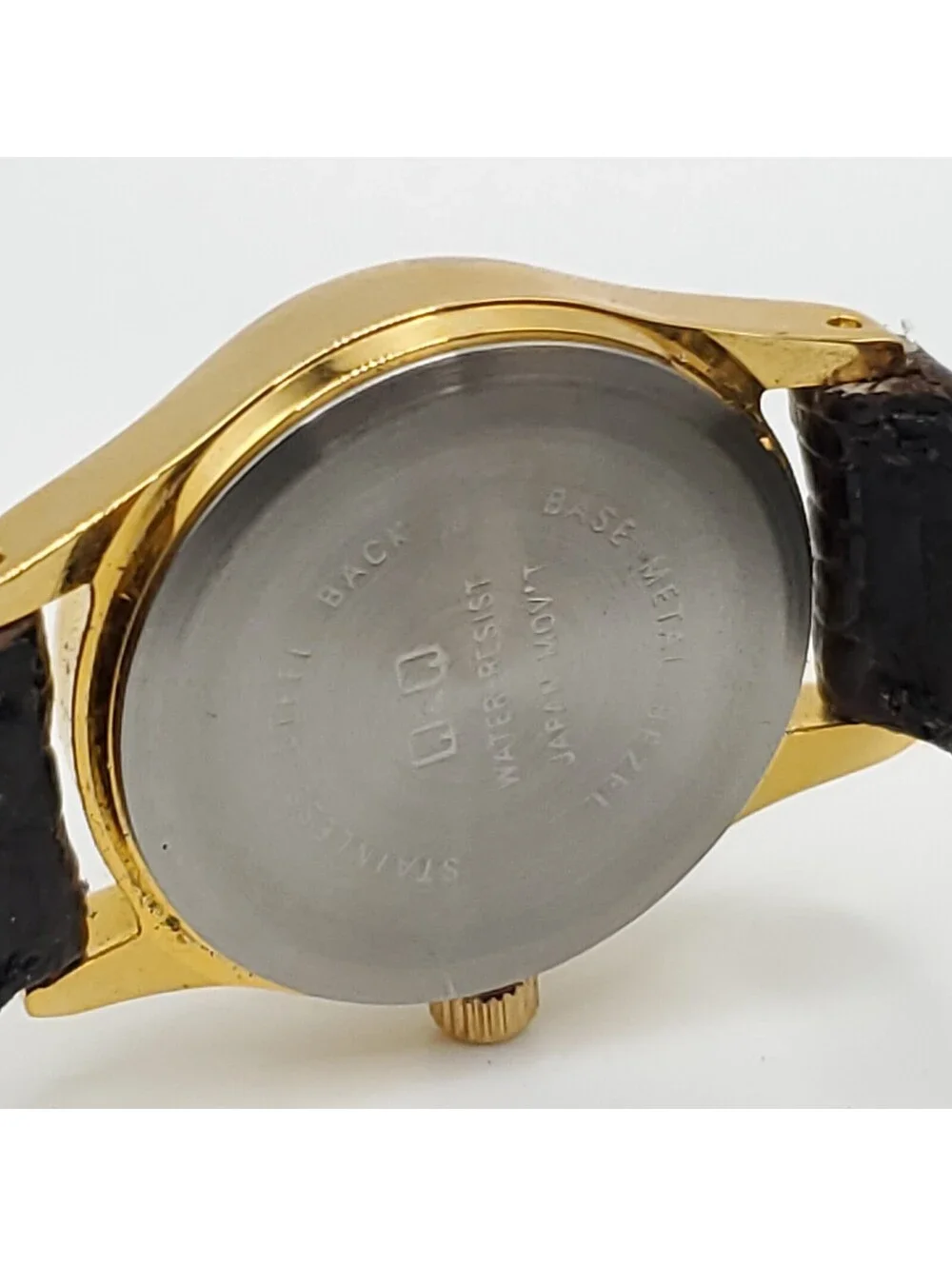 Vintage Citizen Q&Q Watch Women 23mm Gold Tone New Battery